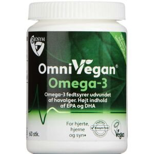 Biosym OmniVegan Omega-3, 60 stk (Udløb: 03/2024)